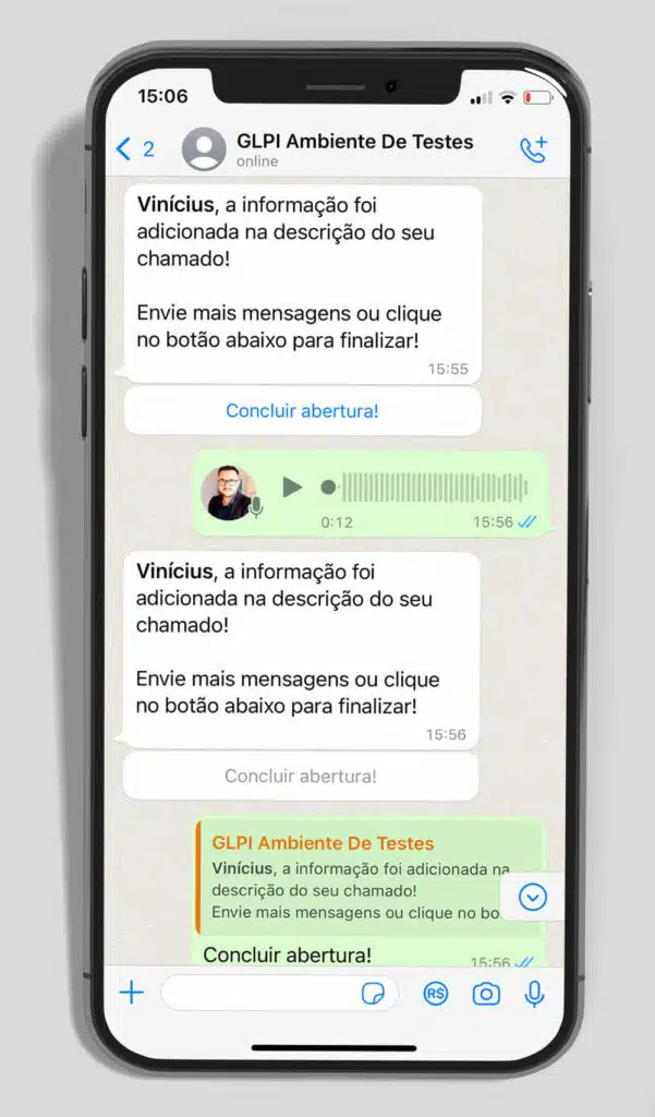 GLPI Chat Corp