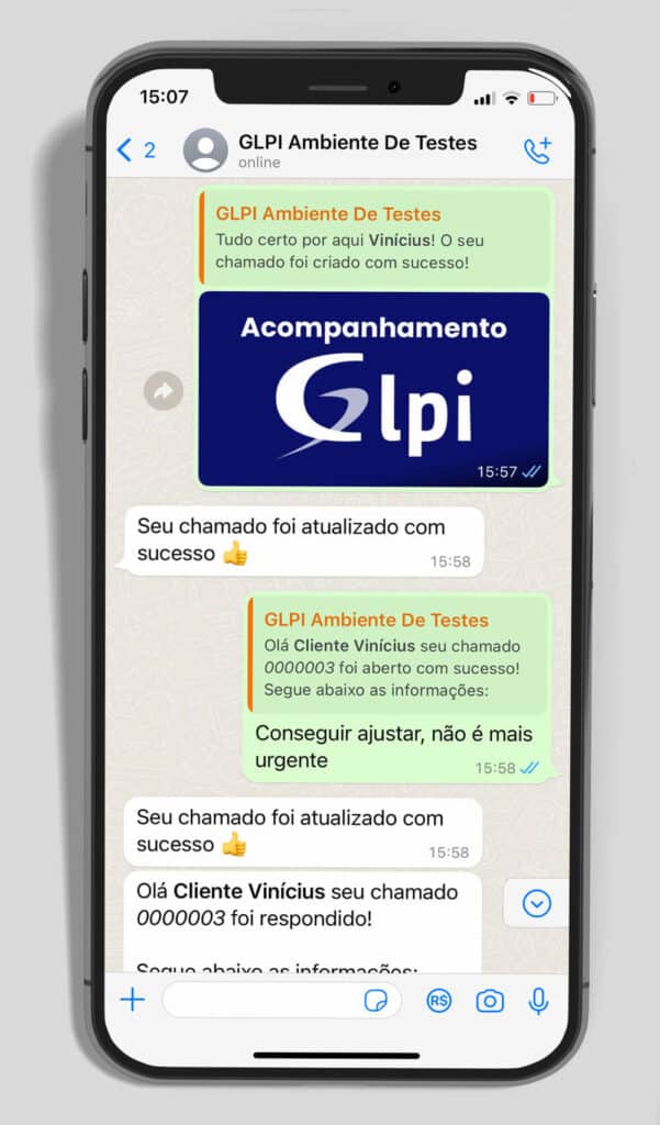 GLPI Chat Corp