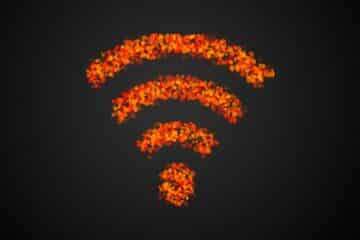 simbolo wifi laranja - DT Network