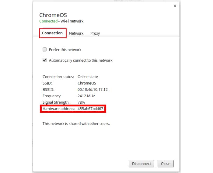 mac address chrome os - DT Network