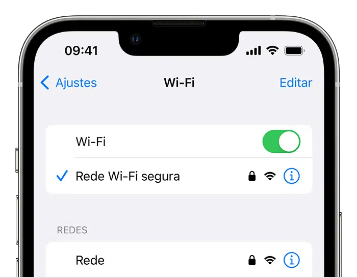 wi fi ios senha - DT Network