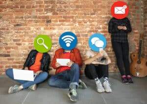 uso de tecnologia de Wi-Fi para impulsionar campanhas de mídia social