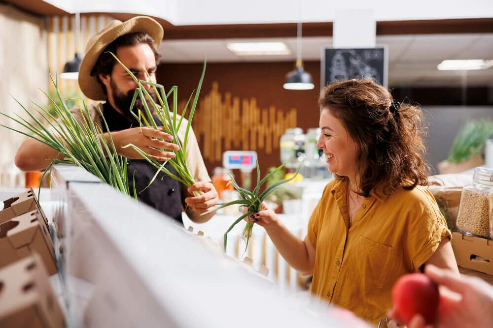 Wi-Fi para visitantes em lojas de produtos orgânicos