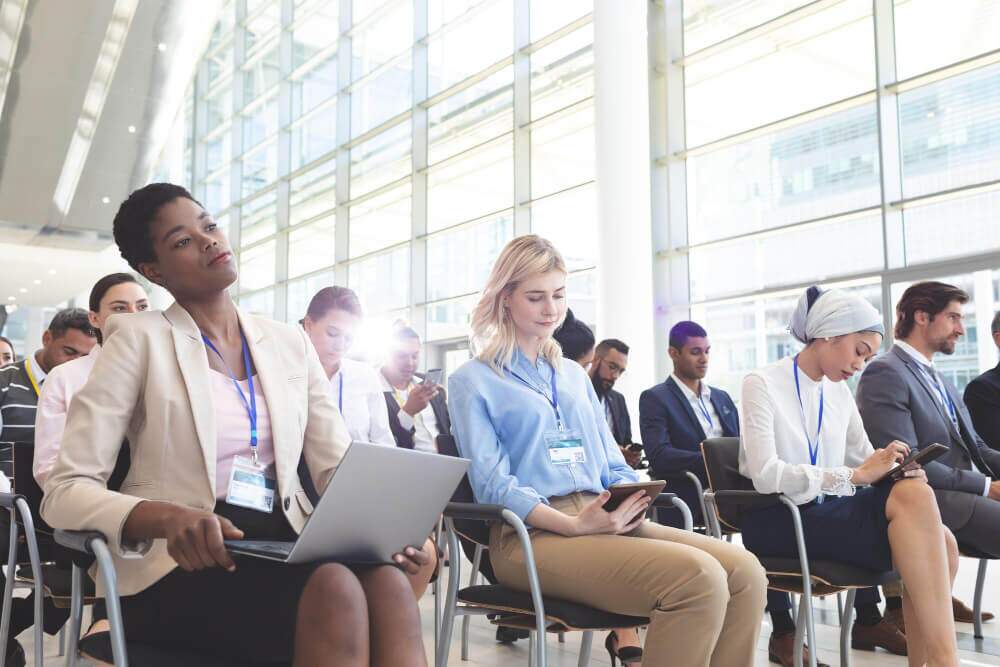 Wi-Fi em centros de conferências e seminários