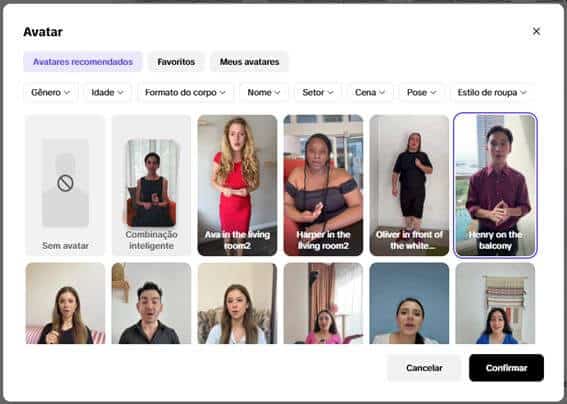 mostrando como fica o vídeo com pessoas geradas com ia
