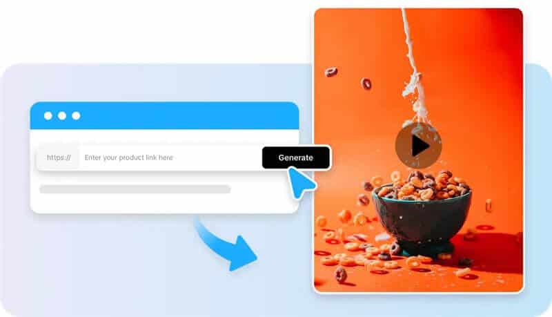 criando um vídeo em um vídeos curtos com IA