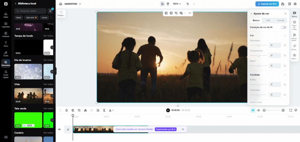 imagem do site ensinado a fazer edição de vídeos com site de ia simbolizando a redução de ruído em vídeo