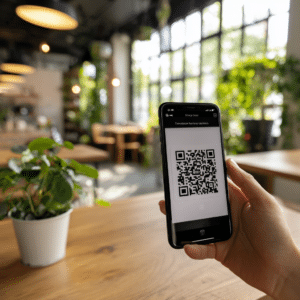 Wi-Fi QR code no iPhone