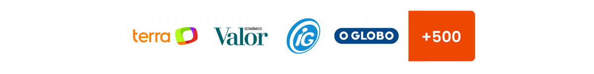 Portais onde a DT Network foi destaque: Terra, O Globo, Valor Econômico, IG e outros