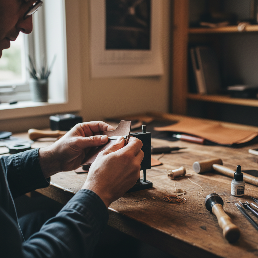 8 Empreendimentos com Baixo Investimento e Retorno Mensal 2 Close das mãos de artesão criando produto manual em foco para ilustrar empreendimentos com baixo investimento caseiros.
