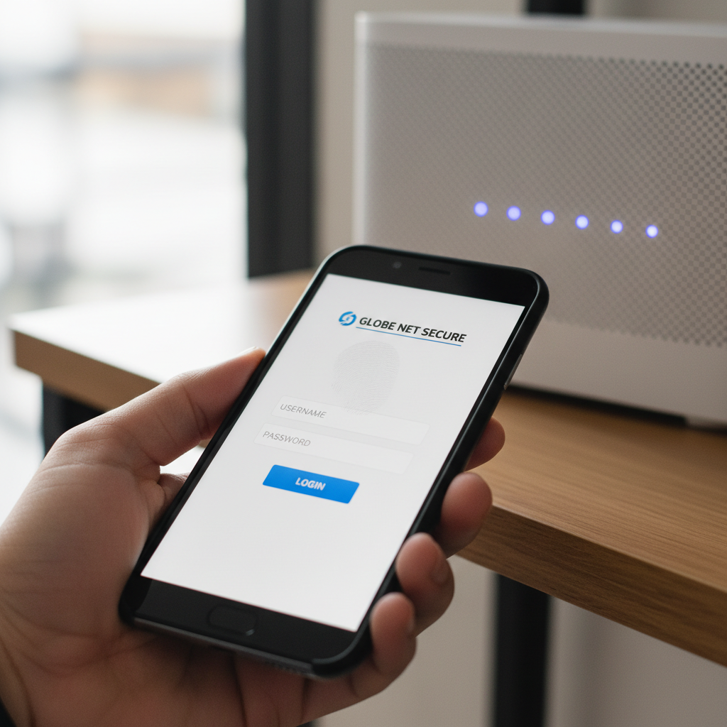 Recorrência de clientes com Wi-Fi marketing: 5 alavancas 2 Close no celular acessando rede sem fio para mostrar a recorrência de clientes com wi-fi marketing em um estabelecimento.